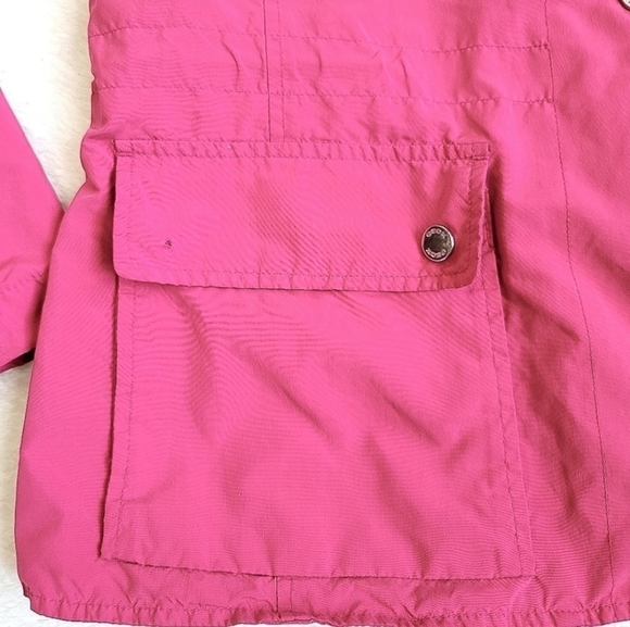 Geox Respira Hooded Thermal Jacket in Pink Rose Size Small - Picture 8 of 17